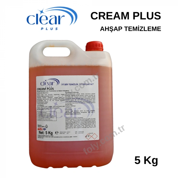 CREAM PLUS Ahşap Zeminler için Cila ve Bakım 5KG