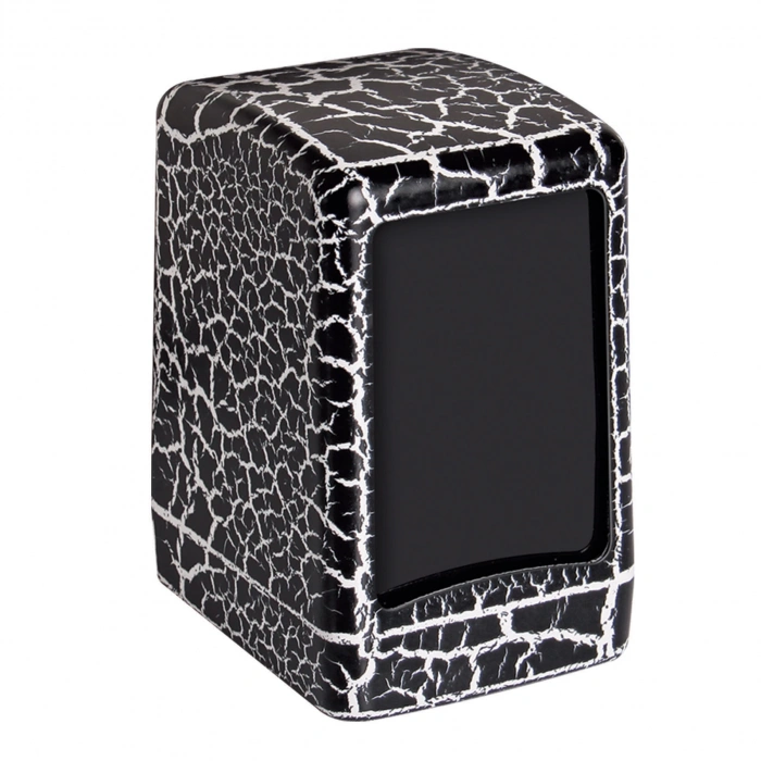 Desenli Peçetelik Desenli Beyaz ve Siyah