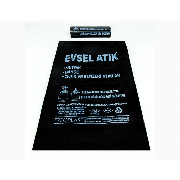 Evsel Atık Jumbo Boy 80x110 cm 5 Rulo