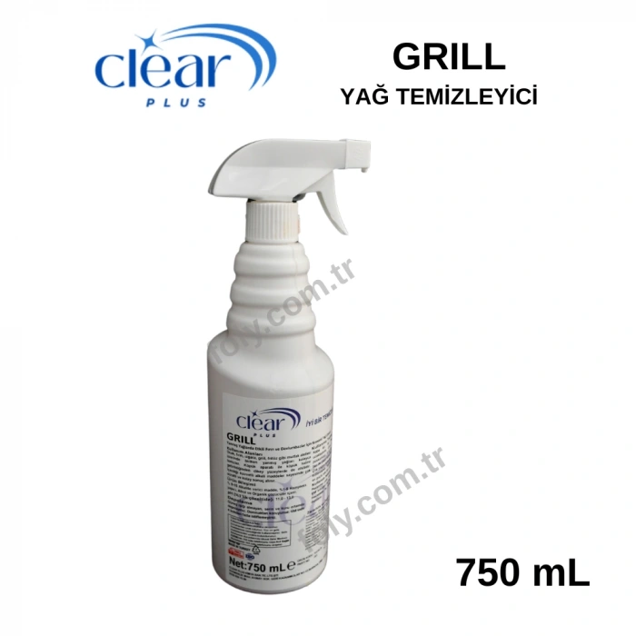 GRILL Yanmış Yağlarda Etkili Izgara Fırın ve Davlumbazlar Güçlü Yağ Çözücü 750 ML