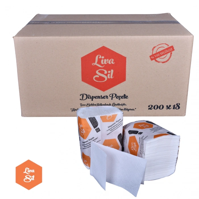 Livasil Dispenser Peçete 200x18