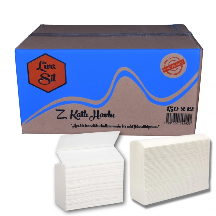 Livasil Ekonom Z Katlı Havlu 150X12 1 Koli