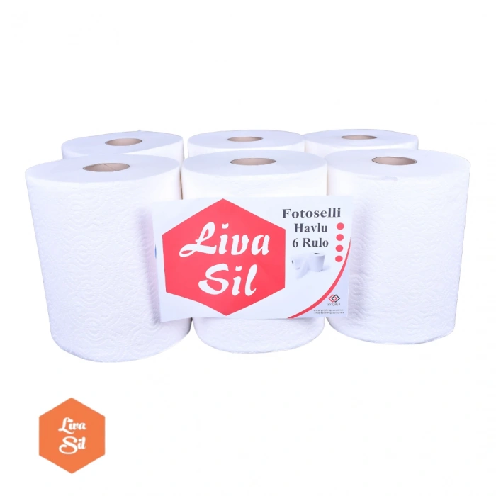 Livasil Fotoselli Havlu 21cm 6 Rulo 4KG