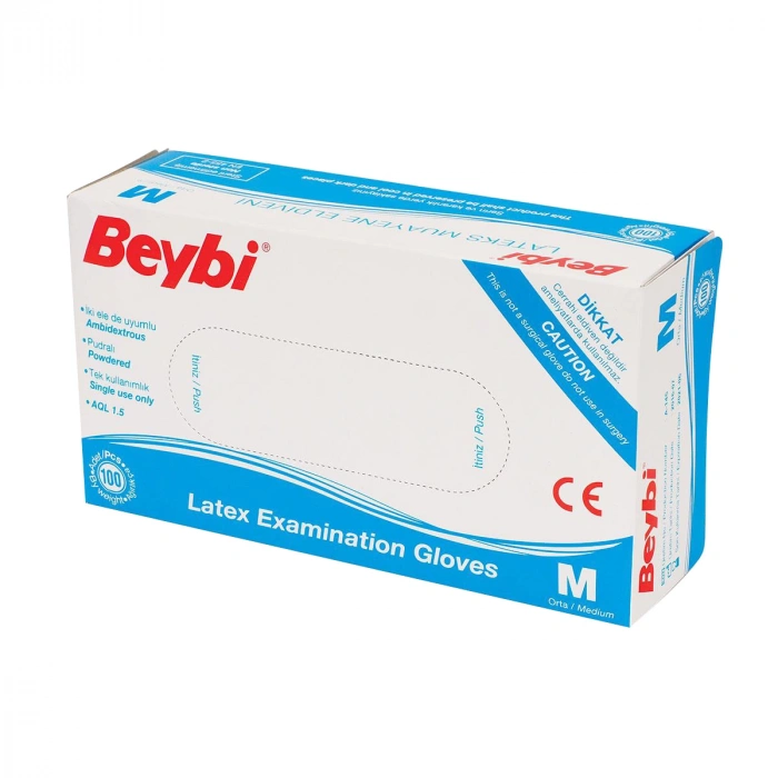 MUAYENE ELDİVENİ PUDRALI 100LÜ PAKET