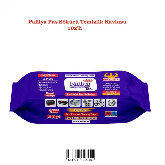 Paﬁlya Pas Sökücü Temizlik Havlusu 102li