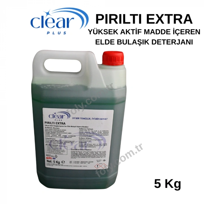 PIRLTI EKSTRA Elde Bulaşık Yıkama -Yüksek Aktif Madde İçeren 5KG