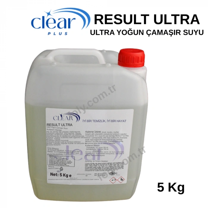 RESULT ULTRA Yoğun Kıvamlı Çamaşır Suyu 5KG