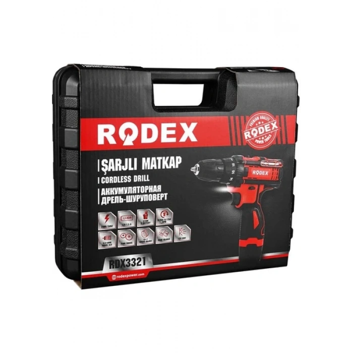 Rodex RDX3321 12 Volt Akülü Matkap