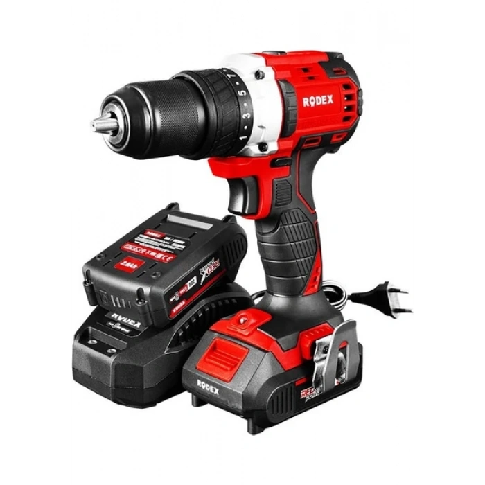 Rodex RPX2320F Matkap 20 V Çift Akülü Vidalama