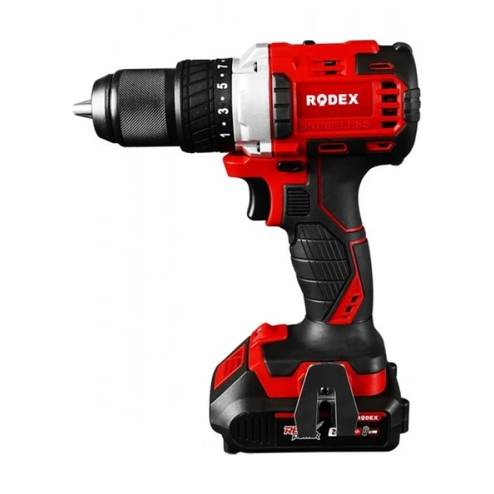 Rodex RPX2330F Kömürsüz Darbeli Matkap 20 V Çift Akülü Vidalama