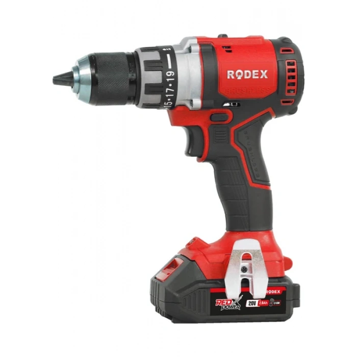 Rodex Rpx2350f Kömürsüz Darbeli Matkap 20 V Çift Akülü Vidalama
