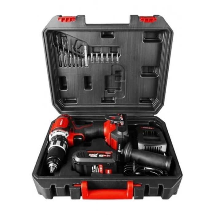 Rodex RPX2360F Kömürsüz Darbeli Matkap 20 V Çift Akülü Vidalama