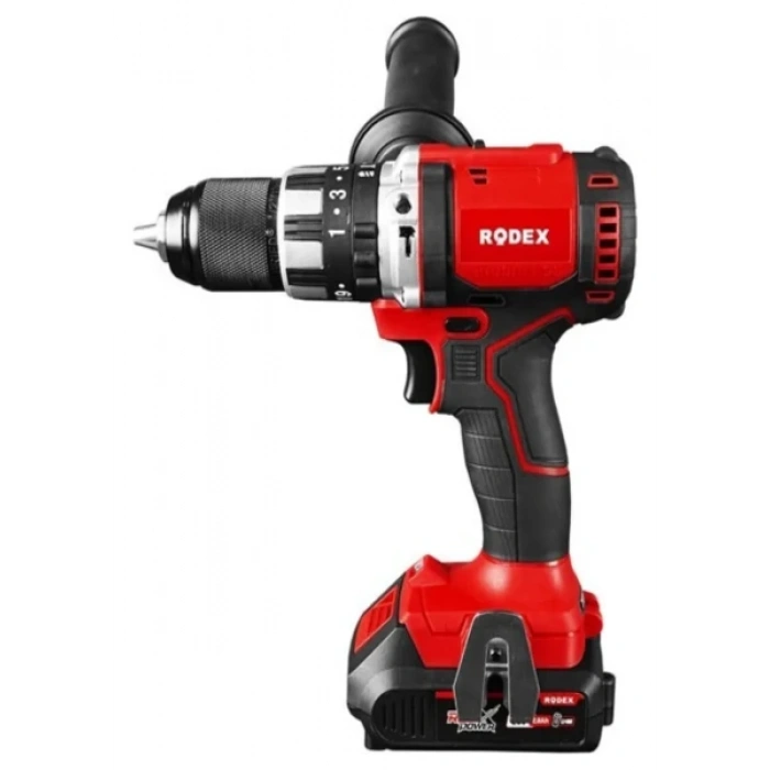 Rodex RPX2360F Kömürsüz Darbeli Matkap 20 V Çift Akülü Vidalama