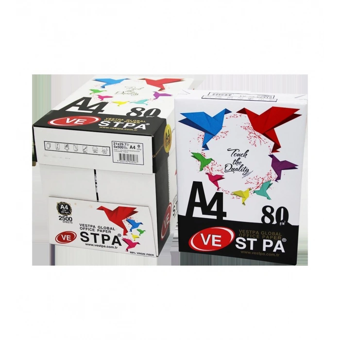Vestpa A4 Fotokopi Kağıdı 80 gr 500LÜ