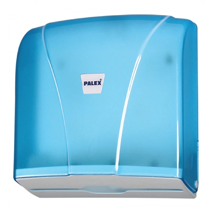 Z Katlı Kağıt Havlu Dispenseri Şeffaf Mavi