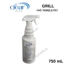 GRILL Yanmış Yağlarda Etkili Izgara Fırın ve Davlumbazlar Güçlü Yağ Çözücü 750 ML