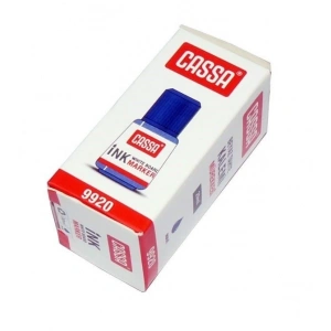 Cassa 9920 Beyaz Tahta Kalem Mürekkebi 20 ml Mavi