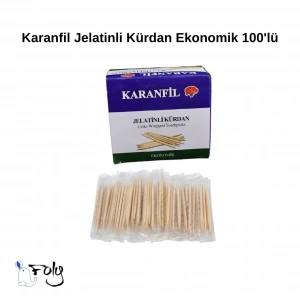 Karanfil Jelatinli Kürdan 100lü 10 Paket