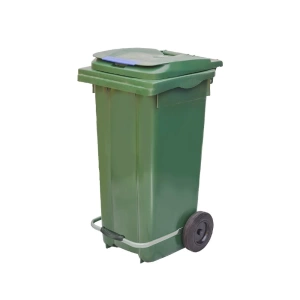 KONTEYNER YEŞİL PEDALLI 240 LT