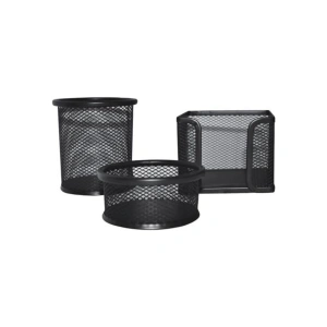 Masaüstü Metal Perfore 3lü Set Kalemlik