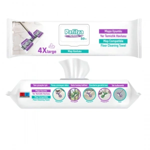 Pafilya Yüzey Temizleyici Mop Havlusu 4 x 50li