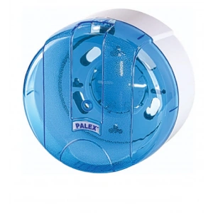 PALEX Mini Cimri Pratik Tuvalet Kağıdı Dispenseri Şeffaf Mavi