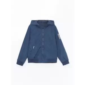 LCW Kids İNDİGO Kapüşonlu Erkek Çocuk Mont