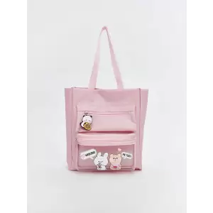 LCW ACCESSORIES PEMBE Ayıcık Baskılı Kız Çocuk Omuz Çantası