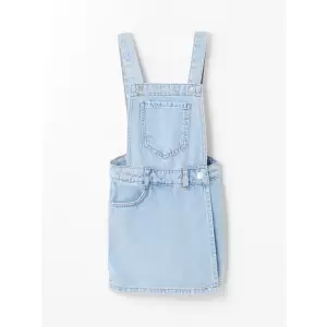 LCW Kids Mavi Kız Çocuk Jean Salopet Şort Etek