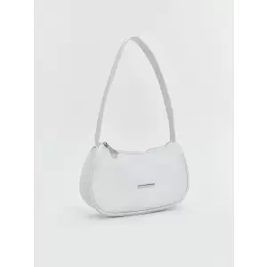 LCW ACCESSORIES Beyaz Deri Görünümlü Kız Çocuk Kol Çantası