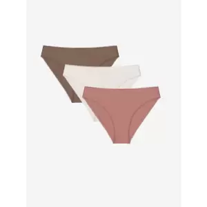 LCW DREAM Pembe Düz Bikini Külot 3lü Paket