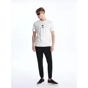XSIDE Siyah Slim Fit Gabardin Erkek Jogger Pantolon