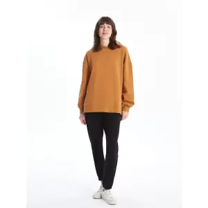 LCWAIKIKI Basic Siyah Kadın Beli Lastikli Düz Jogger Eşofman Altı
