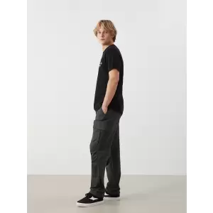XSIDE Yeşil Rahat Kalıp Gabardin Erkek Kargo Pantolon