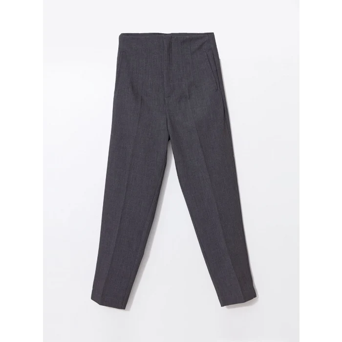 LCW Vision GRİ Kadın Havuç Kesim Düz Pantolon