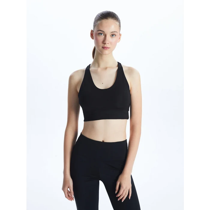 XSIDE ACTIVE SİYAH Kadın U Yaka Düz Spor Büstiyer