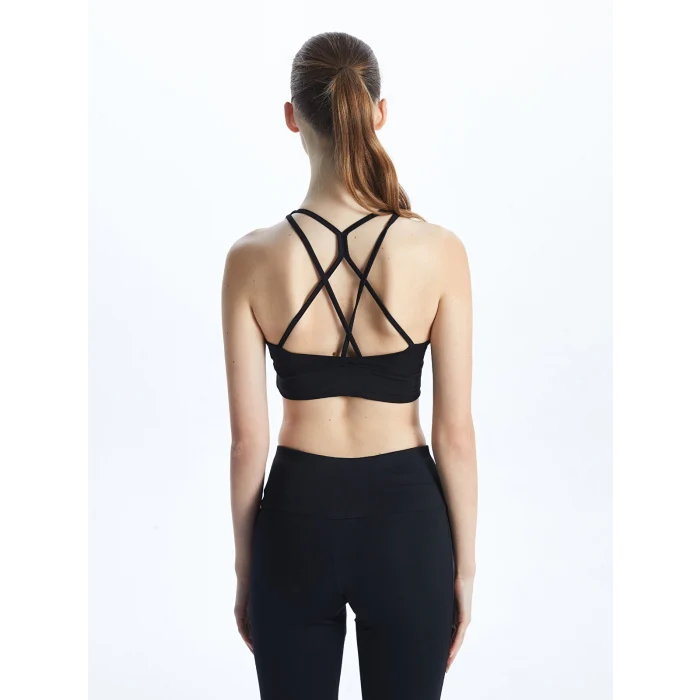 XSIDE ACTIVE SİYAH Kadın U Yaka Düz Spor Büstiyer