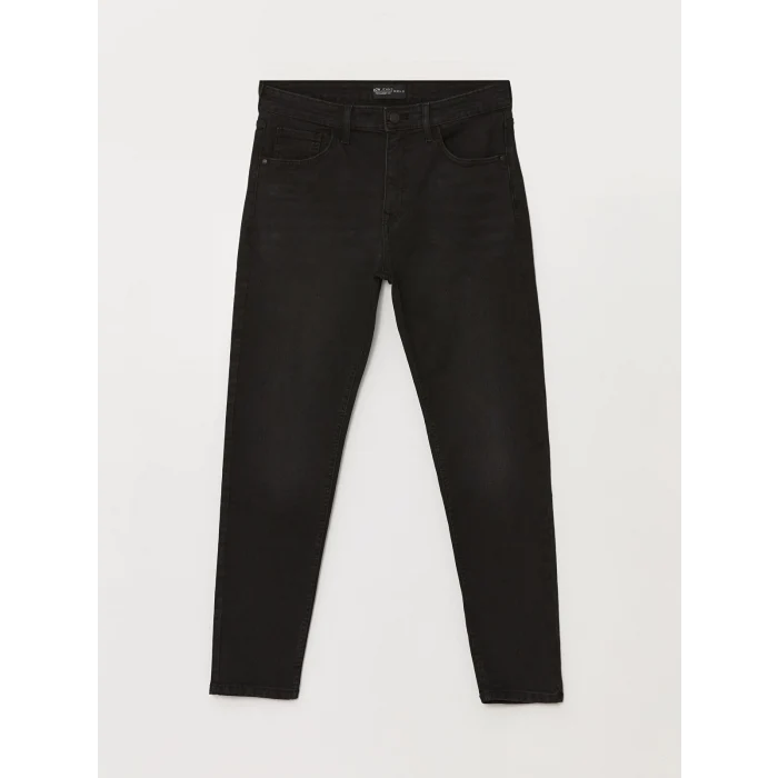 LCW Jeans SİYAH 730 Havuç Kalıp Erkek Jean Pantolon