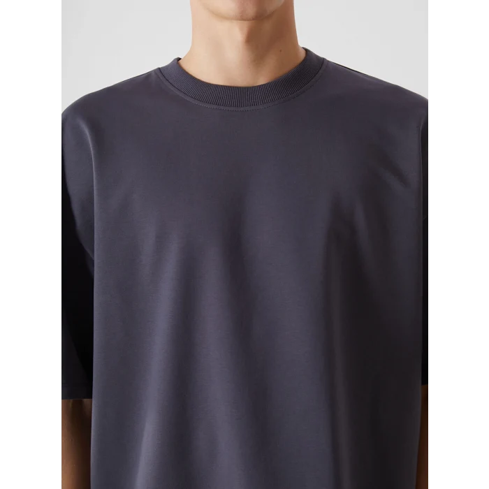 XSIDE ANTRASİT Bisiklet Yaka Kısa Kollu Erkek Tişört