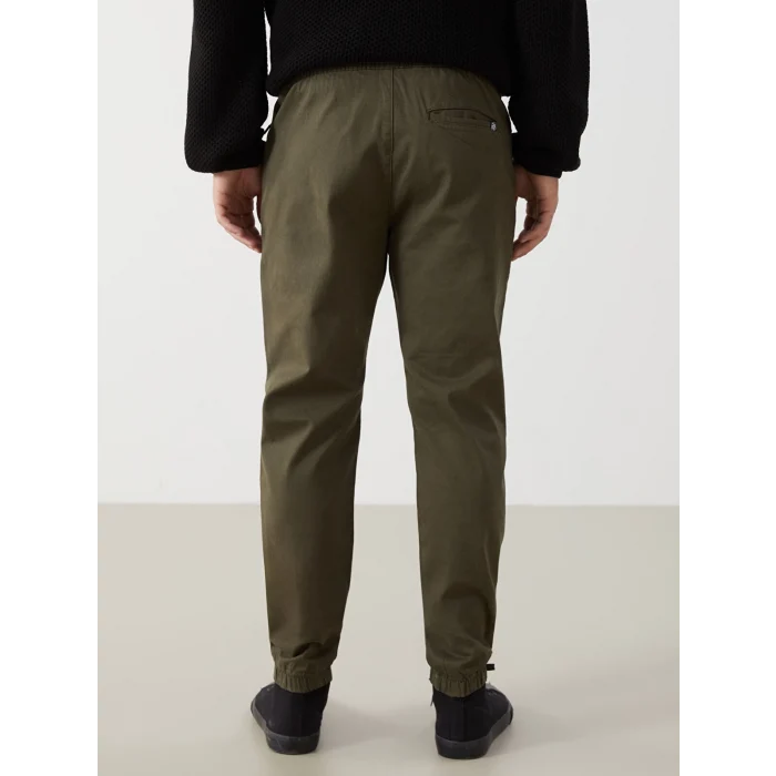 XSIDE HAKİ Standart Kalıp Gabardin Erkek Jogger Pantolon