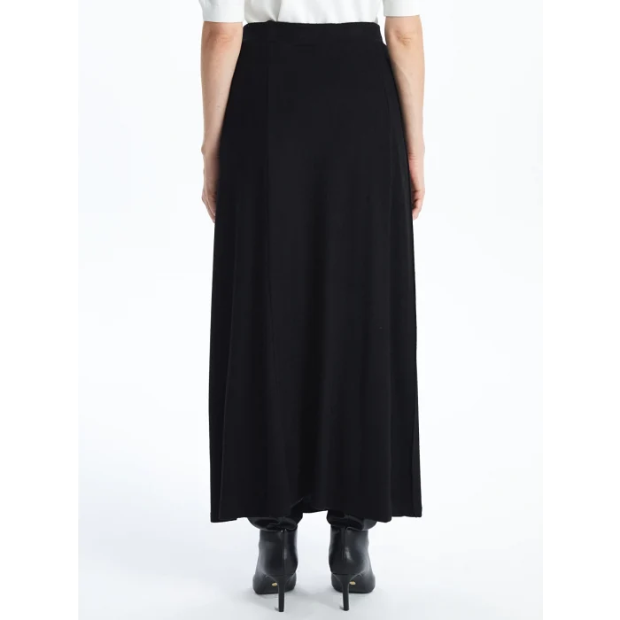 LCW Grace SİYAH Beli Lastikli A Kesim Kadın Etek