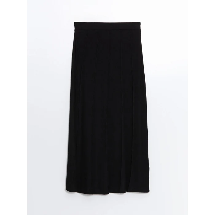 LCW Grace SİYAH Beli Lastikli A Kesim Kadın Etek