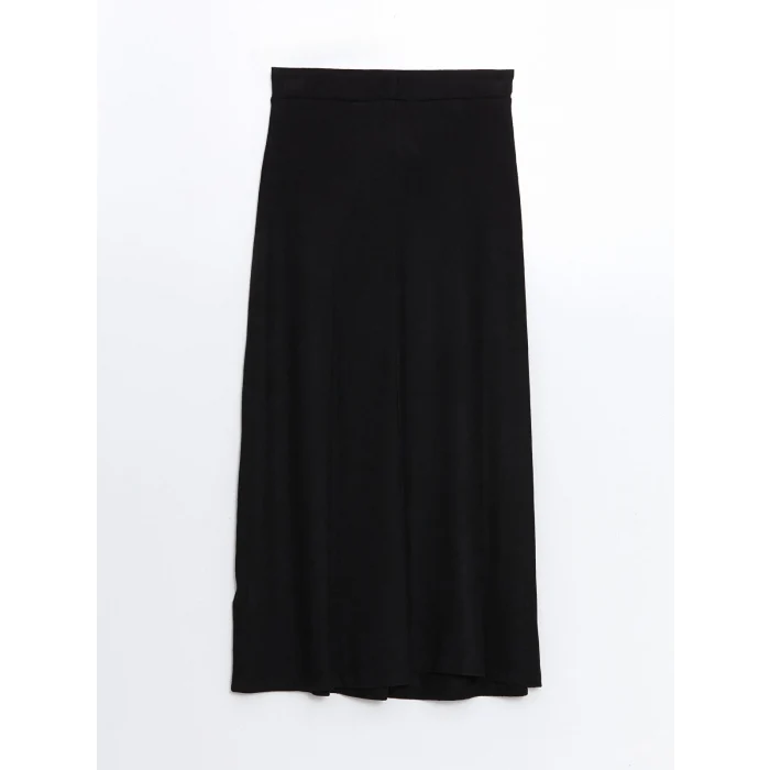 LCW Grace SİYAH Beli Lastikli A Kesim Kadın Etek