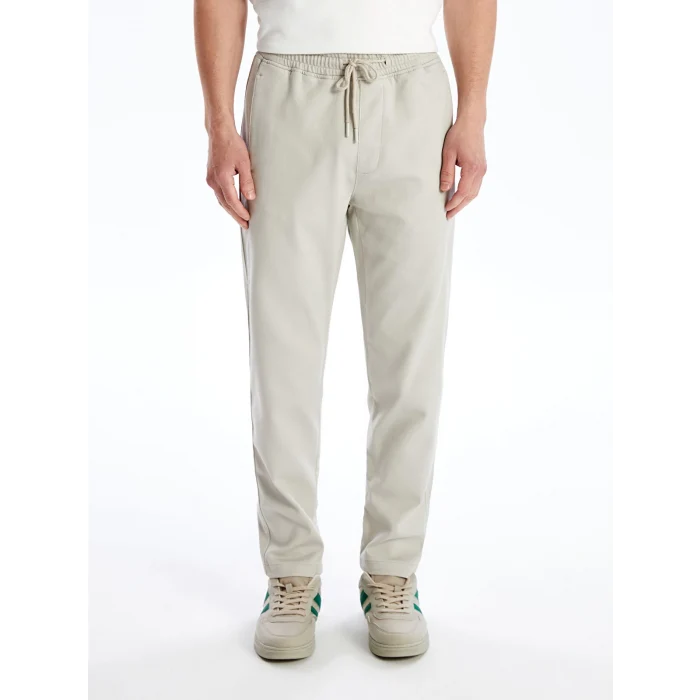 LCW Casual BEJ Slim Fit Armürlü Erkek Pantolon