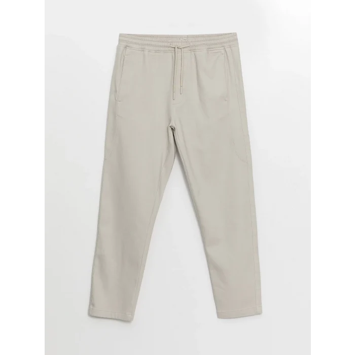 LCW Casual BEJ Slim Fit Armürlü Erkek Pantolon
