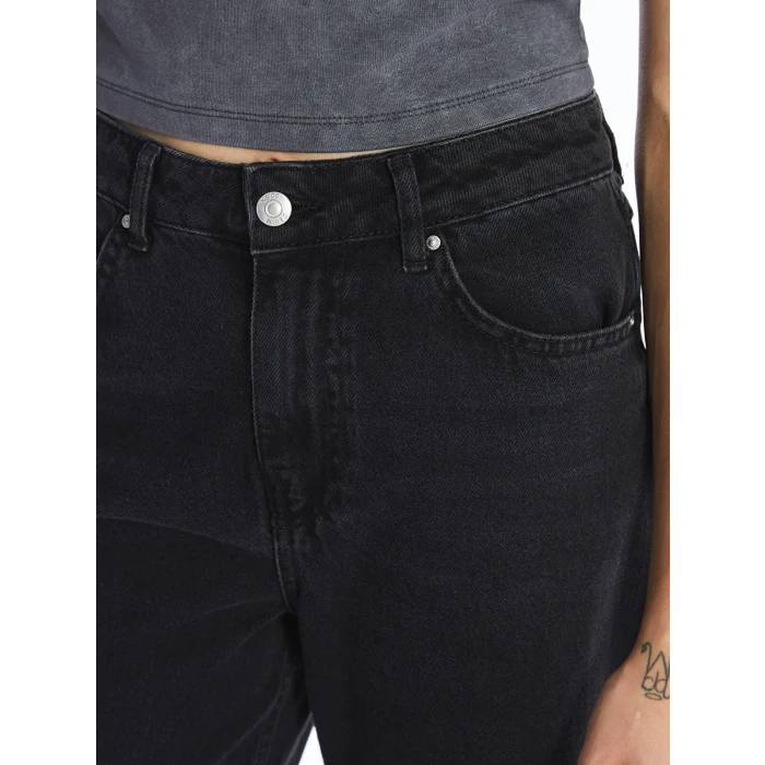 XSIDE SİYAH Wideleg Kadın Jean Pantolon