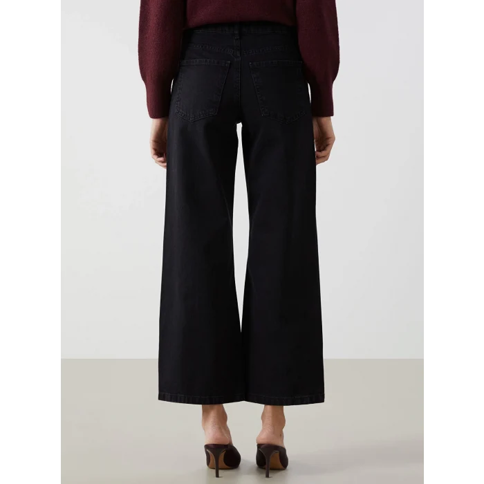 LCW Jeans SİYAH Wideleg Kadın Jean Pantolon