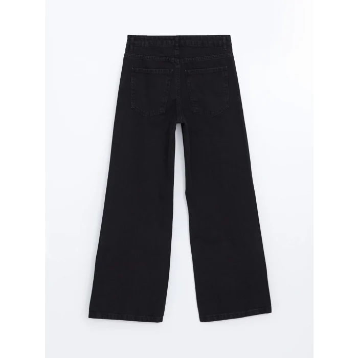 LCW Jeans SİYAH Wideleg Kadın Jean Pantolon