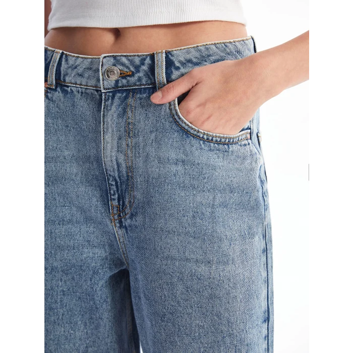 XSIDE MAVİ Wideleg Kadın Jean Pantolon