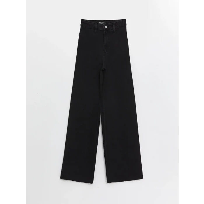 LCW Jeans SİYAH Wideleg Kadın Jean Pantolon